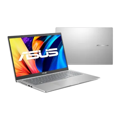 Notebook Asus Vivobook 15  Intel Core I5, RAM 8GB, SSD 256, 15,60” Full HD, Intel Iris Xe, Linux Endless -  Prata Metálico