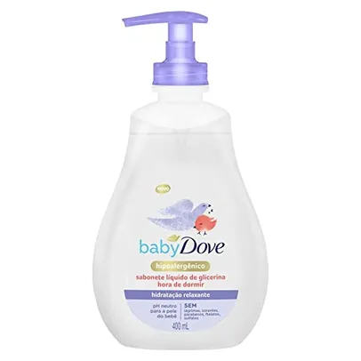 [rec] Sabonete Líquido de Glicerina Hidratação Relaxante Dove Baby Frasco Baby Dove, 400 ml