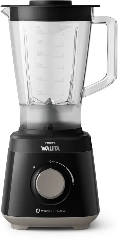 Foto do produto Liquidificador Daily Philips Walita Preto 550W -110V