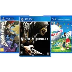 Mortal Kombat X + Game Gravity Rush 2 + Everybody's Golf