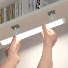 [Novas Contas R$4,99] Luz noturna LED sem fio com sensor de movimento, lâmpada do armário, cozinha