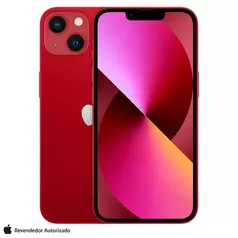 [prime] iPhone 13 Apple (128GB) Vermelho, Tela de 6,1", 5G e Câmera Dupla de 12MP