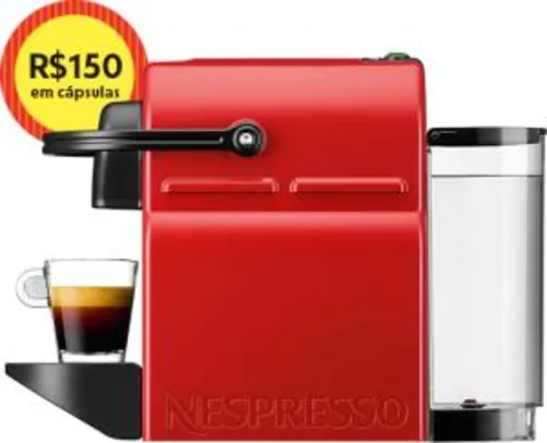 Maquina de Cafe Cafeteira Nespresso INISSIA + 150 em Cápsula