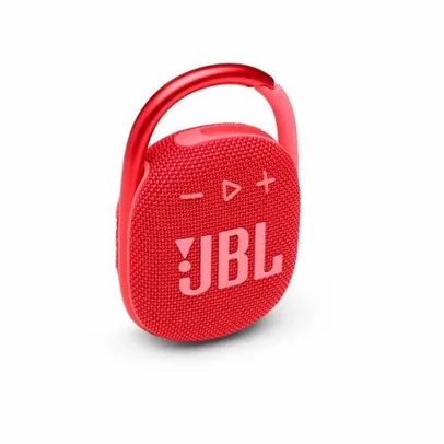 Caixa de Som JBL Clip 4, Bluetooth, Vermelho