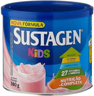 Sustagen Kids 380G Morango | R$18