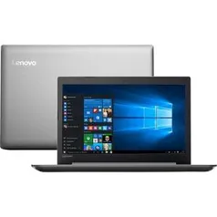 Notebook Lenovo Ideapad 320 Intel Core i7-7500u 8GB (GeForce 940MX com 2GB) 1TB Tela FULL HD 15,6" Windows 10 - Prata - R$2499