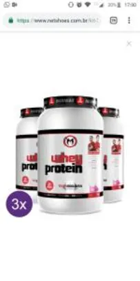 Kit 3x Whey Protein Team Nogueira 900g