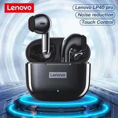 [Conta Nova] Lenovo lp40 pro fone de ouvido bluetooth 5.1 fones sem fio à prova dágua esportes 