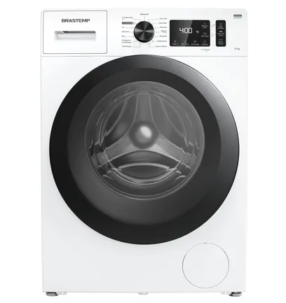 Foto do produto Lavadora Brastemp 10kg Smart Sensor Tira Manchas Pro Motor Inverter Branca BNF10AB