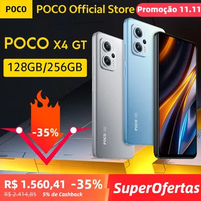 Celular Poco X4 Gt 5g Smartphone 128gb/256gb 