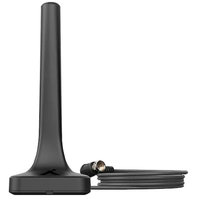 Antena Interna de TV Digital Aquário DTV-200 HDTV 4K - Preta