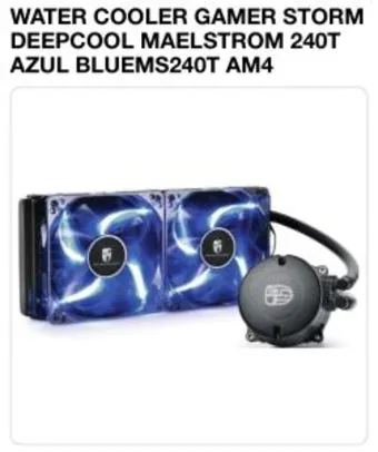 WATER COOLER GAMER STORM DEEPCOOL MAELSTROM 240T AZUL BLUEMS240T AM4 - R$247