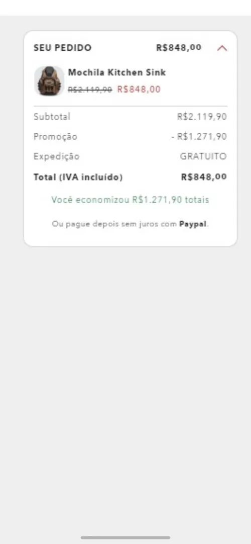 Imagen na descrição da promoção