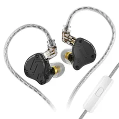 Fone de Ouvido KZ ZS10 PRO X com microfone