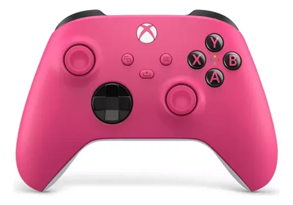 [Meli+] Controle original Xbox Series sem fio - Deep Pink