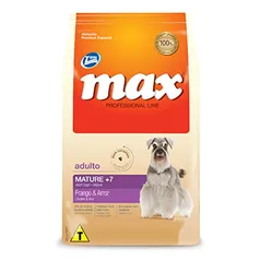 Racão Max Cães Professional Line Mature +7 Frango e Arroz 15Kg