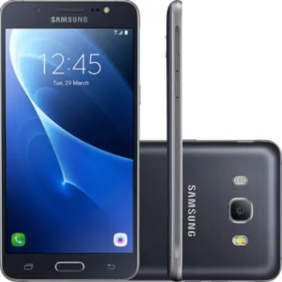 Smartphone Samsung Galaxy J7 Metal Dual Chip 5.5" 16GB 4G 13MP - Preto - R$775