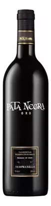 Vinho Tinto Espanhol Ouro Tempranillo 750ml Pata Negra