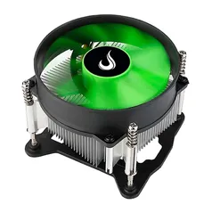 CPU Cooler Gamer Rise Mode X4, Intel, 90mm, Preto e Verde - RM-ACX-04-BG