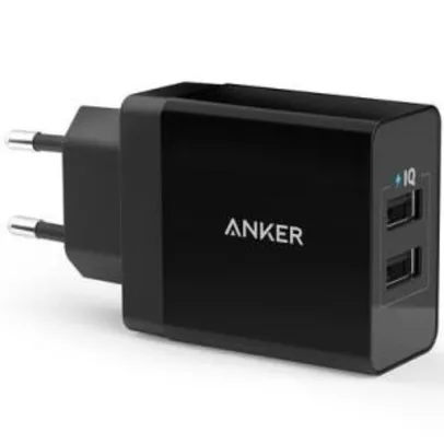 [APP] Anker Power Port (2 Portas USB, 24W) (Preto e Branco)