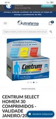 Centrum Homem Select (val: jan/21) | R$23