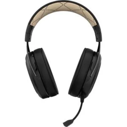 [R$90 de Ame] Headset Gamer Corsair HS70 Wireless 7.1 Surround Gold - R$503