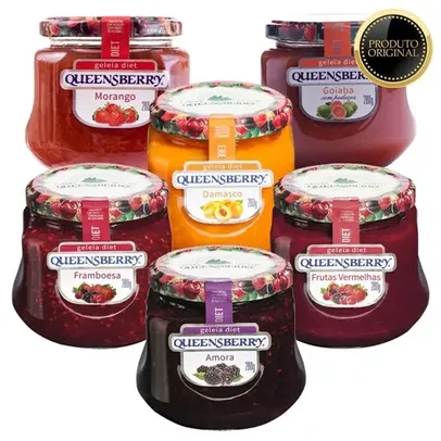 Geleia Queensberry Vários Sabores a partir de R$15