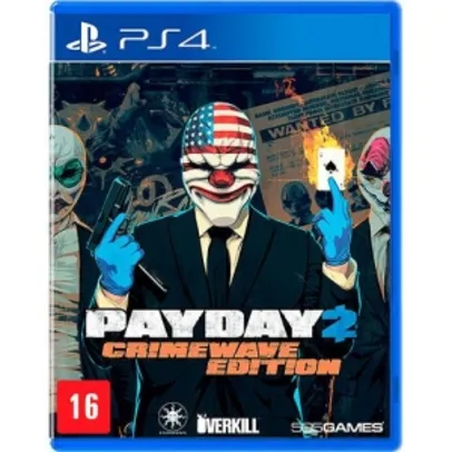 [Submarino/Cartão Sub] Game - Payday 2: Crimewave Edition - PS4  por R$ 31