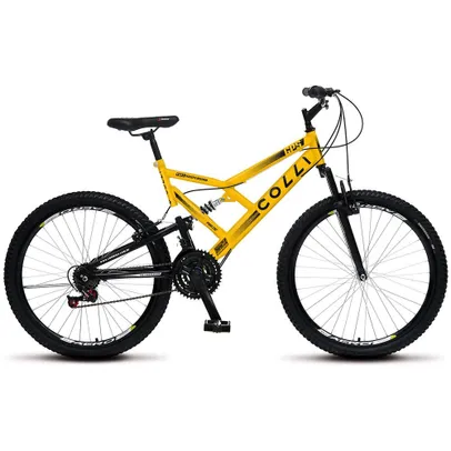 [Ame R$559] Bicicleta Colli Aro 26 Dupla Suspensão 21 Marchas gps 148