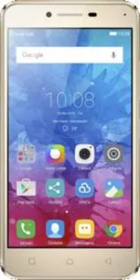 [Saraiva] Smartphone Lenovo Vibe K5 Dualchip Dourado 4G Tela 5" Android Lollipop 5.1.1 Câmera 13Mp 16Gb por R$ 750