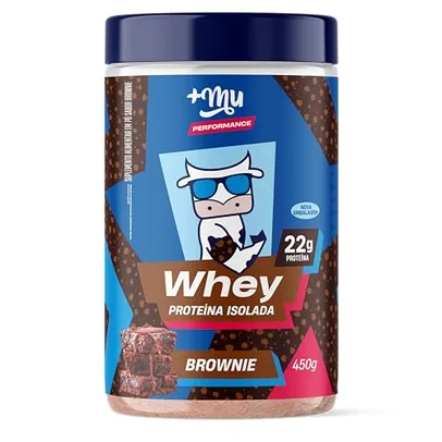 [app] +Mu Pote Whey Isolado Sabor Brownie 22g Proteína - 450g