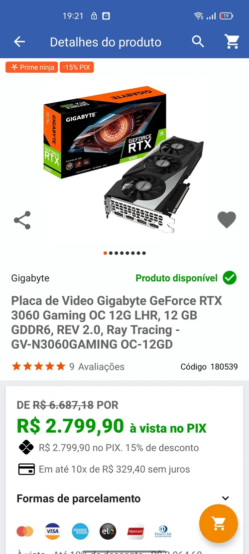 Imagen na descrição da promoção