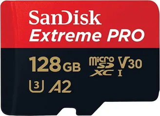 [PRIMEIRA COMPRA] CARTÃO SANDISK EXTREME PRO 128GB R$125