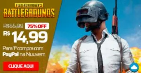 PLAYERUNKNOWN'S BATTLEGROUNDS (com ativação Steam) R$15