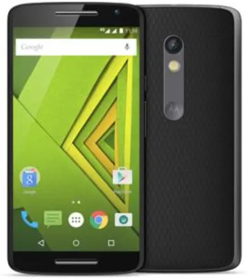 Smartphone Motorola Moto X Play Preto Dual Chip Android 5 Tela 5.5" 16Gb Câmera 21Mp por R$ 703,12