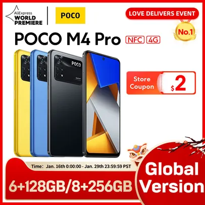 Smartphone POCO M4 Pro 4G  6GB 128GB