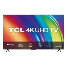Smart TV TCL 85 LED P745 4K UHD Google TV, Wi-Fi, bluetooth, Google Assistant, Dolby Atmos - 85P745