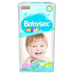 Fralda Babysec Ultrasec Galinha Pintadinha,  Tam. XG, 36 Fraldas - R$32,90