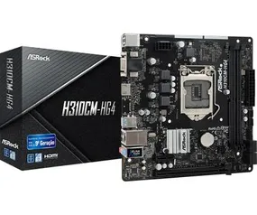 Placa mãe AsRock micro atx (1151) ddr4 - h310cm-hg4 | R$94