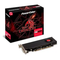 Placa de Vídeo Power Color AMD Radeon RX 550, 2GB GDDR5 - AXRX 550 2GBD5-HLE