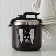 Panela de Pressão Elétrica All Black 4L - Fun Kitchen | R$180 (R$144 com AME)