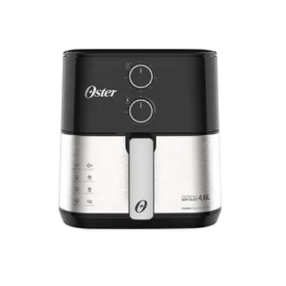 Fritadeira Elétrica Oster sem Óleo, Compact, 4,6L com Timer - OFRT520 | Preto