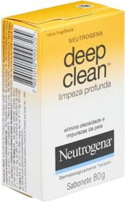 [Prime] Neutrogena, Sabonete Facial Deep Clean, 80g | R$ 7