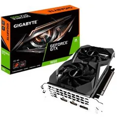 Placa de Vídeo Gigabyte NVIDIA GeForce GTX 1650 OC 4G, GDDR5 - GV-N1650OC-4GD