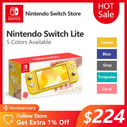 Nintendo Switch Lite 5.5 polegadas 32gb