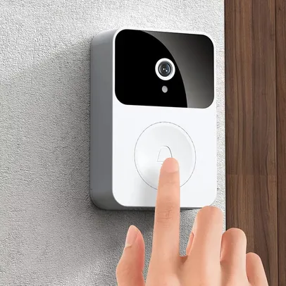 [R$36 "MOEDAS"/BR] Campainha Com Câmera Vídeo Porteiro Sem Fio Wi-Fi HD Inteligente Smart Home 