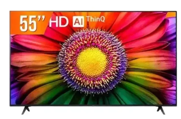 Smart TV LED 55" Ultra HD 4K LG 55UR871C0SA ThinQ AI 3 HDMI 2 USB Wi-Fi Bluetooth HDR10 - 55UR871C0S