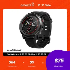 Global Version New Amazfit Stratos 3 Smart Watch