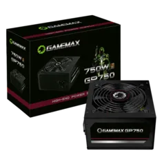 Fonte Gamemax GP750, 750W, 80 Plus Bronze, PFC Ativo