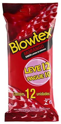 [REC] Preservativo Morango, Blowtex, Vermelho, 12 Unidades